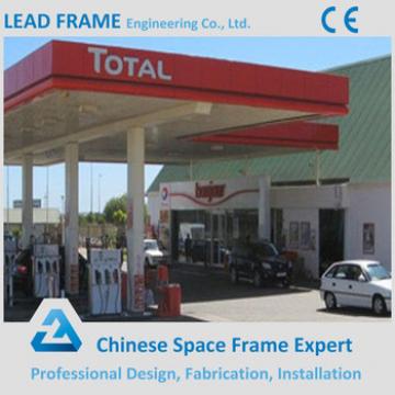 Prefabricated steel structure petrol station building