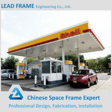 Hot dip galvanized steel structure gas station from LF