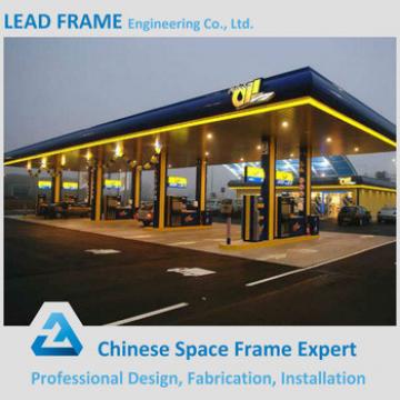 Prefabricated Steel Structure Gas Station Canopy Roof