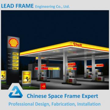 Steel Space Frame Petrol Station with High Quality