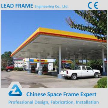 Galvanized And Paint Prefabricated Canopy Gas Station
