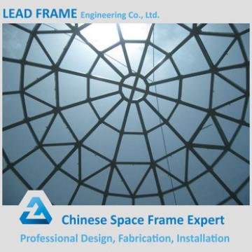 Space frame glass dome cover for concert hall