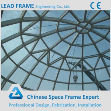 Large Size Space Grid Frame Roof Skylight Cover With Glass