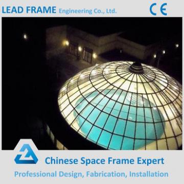 Q235B Pipe Steel Structure Glass Dome Roof Skylight With CE&amp;CCC