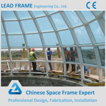 Tempered Laminated Glass Roof Steel Structure Glass Roof