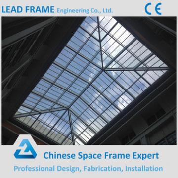 Modern Economic Galvanized Space Frame Glass Atrium Roof