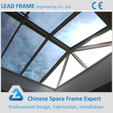 Prefab Light Gauge Steel Frame Glass Atrium Roof