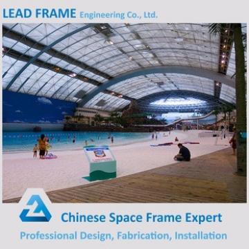 Tetrahedral Steel Space Frame Dome For Aquatic Centers