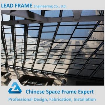 practical design prefabricated glass atrium roof