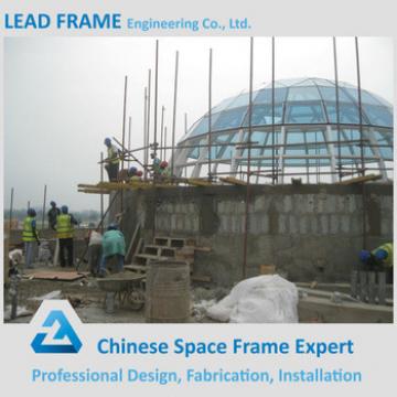 Three Layers Steel Frame Structure Glass Atrium Roof