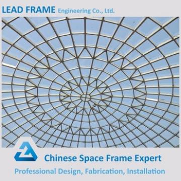 Water Proof Steel Frame Structure Glass Atrium Roof