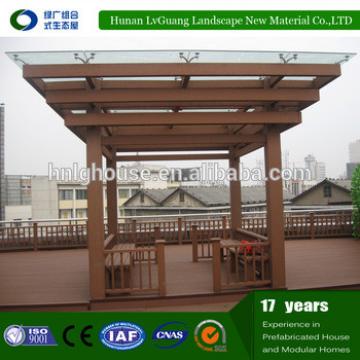 wpc gazebo and decking system - large composite kiosk and pavilion