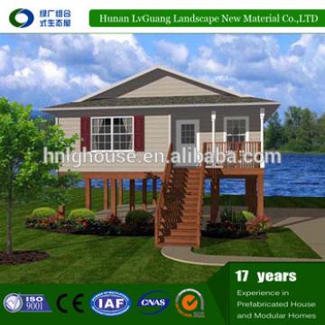 WPC high quality and best price prefabricated bali wooden houses