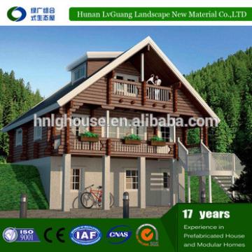 waterproof log cabins prefab house/container homes prefabricated luxury villa