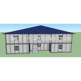 two-storey steel structure slop roof house