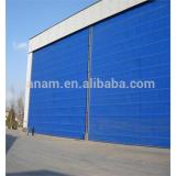 Large airplane hangar door