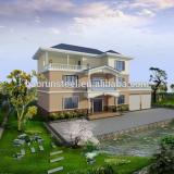 high quality villa house with glass doors for family,one bedroom homes