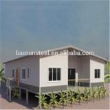 Luxury Villa, Portable Light Steel Frame Houses With Weather Board Decoration