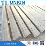 factory price hot dip galvanized steel z channel,z purlin sizes