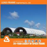 insulated windproof space frame high rise steel structure building for coal shed