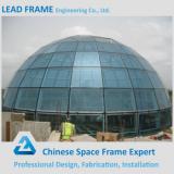 White Color Steel Structure Glass Dome For Church Auditorium