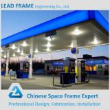 Long span space frame system petrol station design