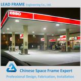 Low cost prefabricated space frame petrol station from China