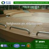 waterproof wpc solid wooden bench to sit / wooden long bench chair