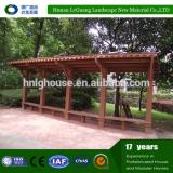 Factory direct gazebo wood with wpc manufacture
