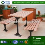 China Recyclable Waterproof Wpc Plastic/Rich Outdoor Wpc Garden Furniture