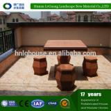 wood plastic composite wpc public seating bench wood bench furniture